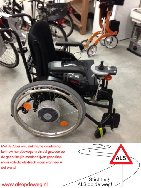 E-Fix rolstoel via ALSopdeweg