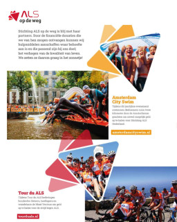 Bij Stichting ALS op de Weg geloven we dat samenwerking het verschil maakt. Dankzij de steun van onze geweldige partners kunnen wij hulpmiddelen blijven aanschaffen die echt het dagelijks leven van mensen met ALS verbeteren. 🙌
Een groot dankjewel aan:
🚴♀️ @tourduals: die elk jaar met honderden deelnemers de Mont Ventoux trotseert om geld op te halen voor de strijd tegen ALS.
🌊@amsterdamcityswim: waar duizenden zwemmers door de grachten van Amsterdam duiken in de strijd tegen ALS.
🤝 ALS Friesland: die jarenlang onvermoeibaar acties organiseerde voor onderzoek en bewustwording.
🏠 Stichting Zoalsjan:  opgericht door ALS-patiënt Jan Jager, die met hart en ziel werkte aan meer comfort en kwaliteit van leven voor mensen met ALS.
Wij zijn heel trots op deze bijzondere samenwerkingen. Samen zorgen we ervoor dat mensen met ALS de hulpmiddelen krijgen die ze verdienen. 
#ALSopdeWeg #TourduALS #AmsterdamCitySwim #ALSFriesland #ZoalsJan #StopALS