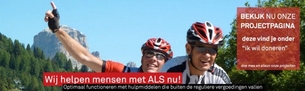 Stichting ALSopdeweg!- steun onze projecten