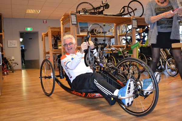 ALSopdeweg - vastframe handbike