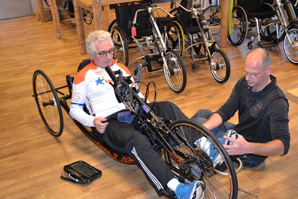 ALSopdeweg - vastframe handbike