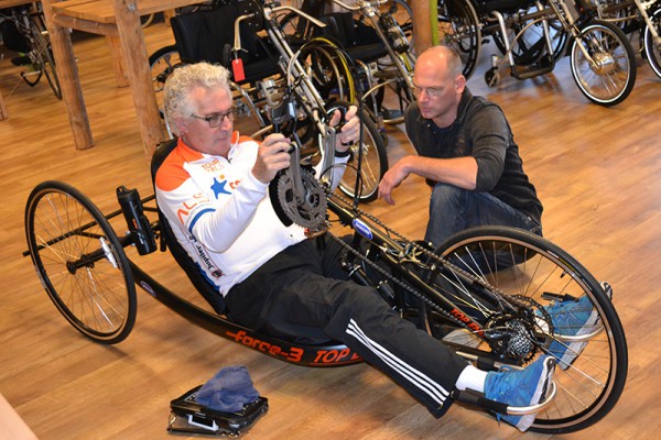 ALSopdeweg - vastframe handbike