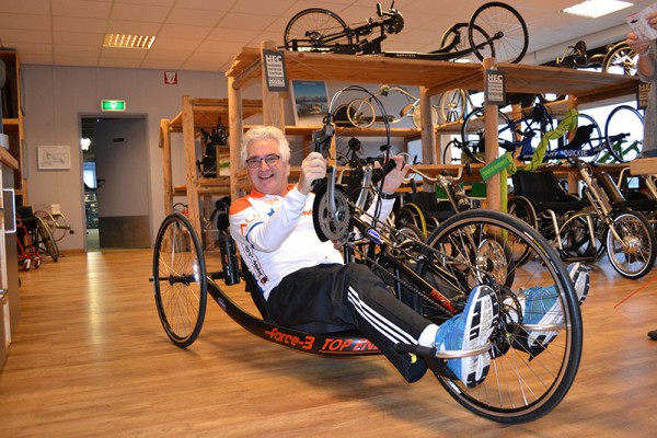 ALSopdeweg - vastframe handbike