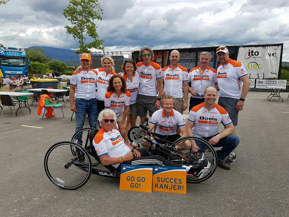 Stichting ALSopdeweg! - Tour du ALS 2016 teamfoto