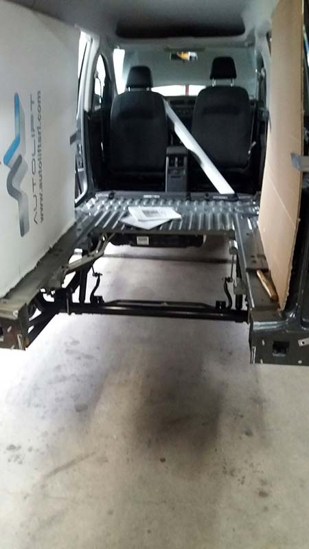 Stichting ALS op de weg - Ombouw Volkswagen Caddy Maxi