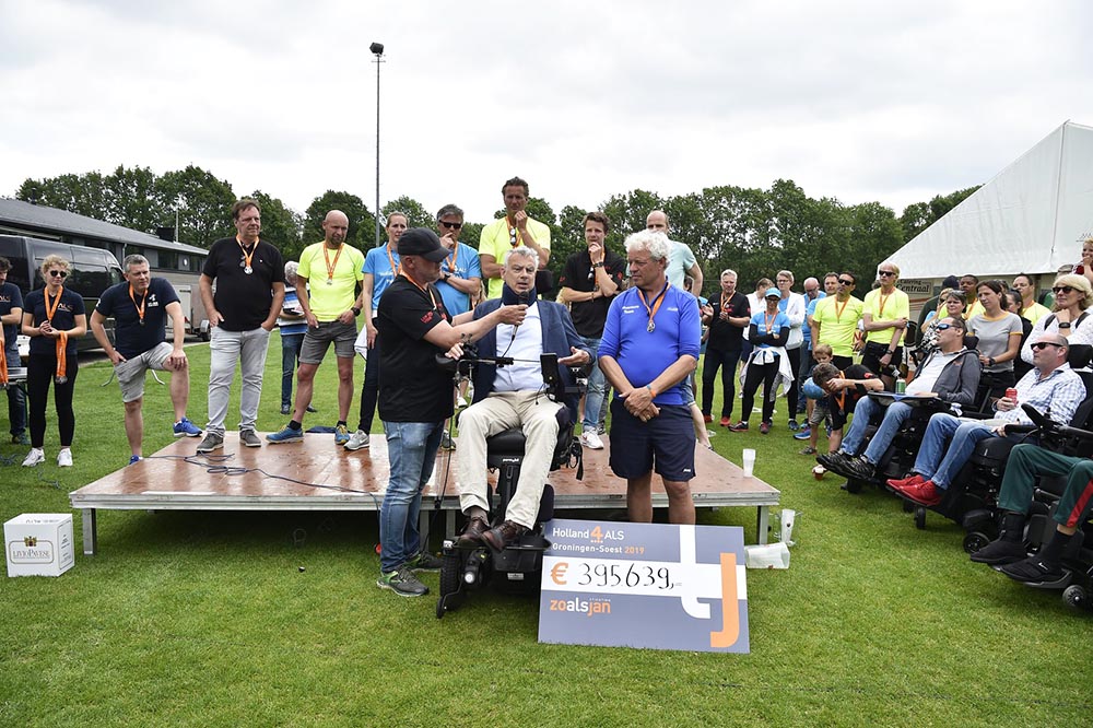 Stichting ALS was aanwezig bij de finale van Holland 4 ALS 2019