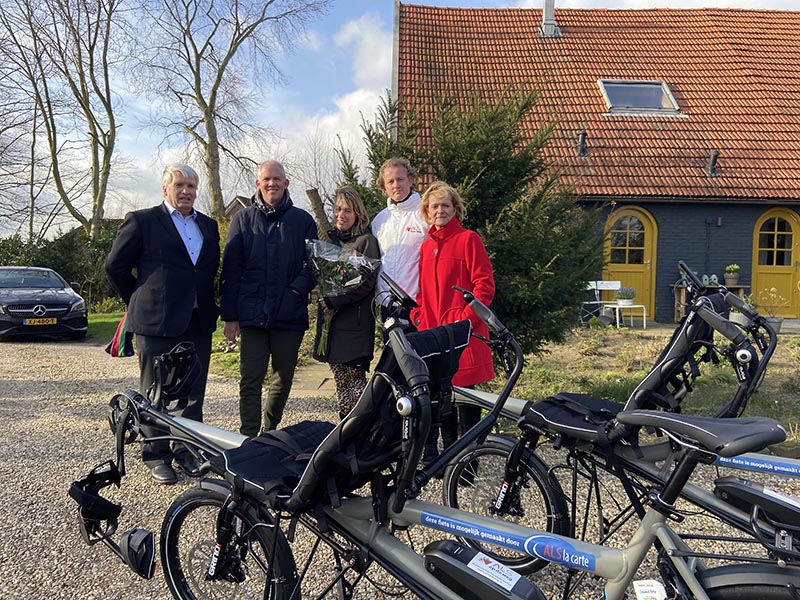 Hase Pino voor Ingo, hij gaat de Tour du ALS rijden