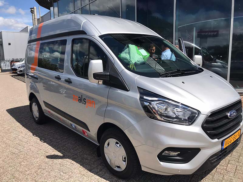 Uitreiking Ford Transit Custom 2 juli 2020