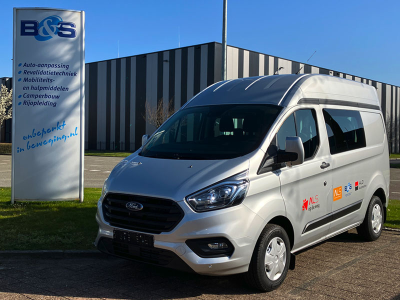 Stichting ALS op de weg, uitreiking Ford Transit Customs