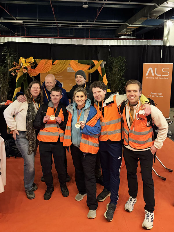 Team ALS op de weg tijdens de ALS Sunrise Walk
